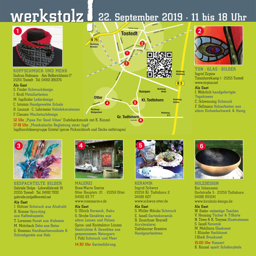 Werkstolz 2019 Flyer Töster Kulturtage